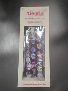 Alegria Multi-Color Sugar Skull Replacement Footbed 39w/9